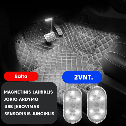 Belaidės LED jutiklinės lemputės - 2vnt.